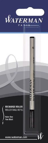 Rollerpenvulling Waterman F zwart