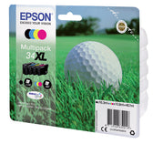 Inktcartridge Epson 34XL T3476 zwart + 3 kleuren