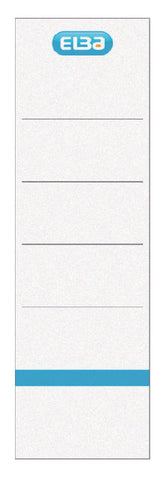 Rugetiket Elba breed 59x190mm zk wt bl 10st