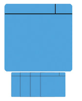 Magneet scrum 75x75mm lichtblauw 5 stuks