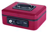 Geldkist Pavo Deluxe 200x160x90mm rood - afbeelding 2