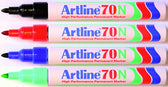 Viltstift Artline 70 rond 1.5mm blauw - afbeelding 3