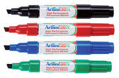 Viltstift Artline 30 schuin 2-5mm rood - afbeelding 2