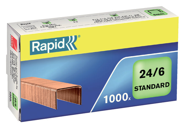 Nieten Rapid 24/6 verkoperd standaard 10000st