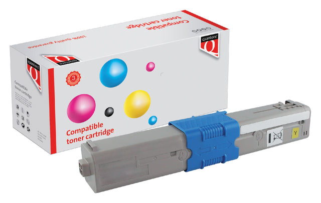 Toner Quantore Oki 44469704 geel