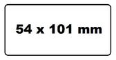 Label Etiket Quantore 99014 54mmx101mm badge wt - afbeelding 3