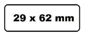 Label Etiket Quantore Dk-11209 29mmx62mm adres wt - afbeelding 2