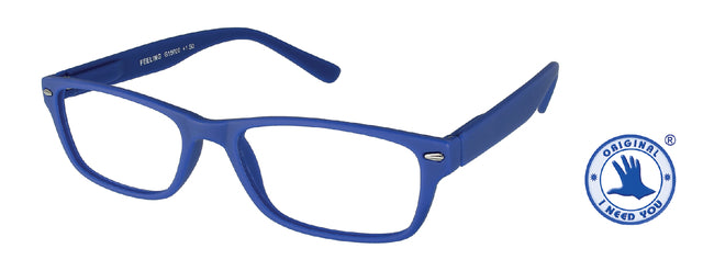 Leesbril I Need You +3.00dpt Feeling blauw