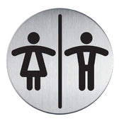 Infobord pictogram Durable toileten d h rond 83mm