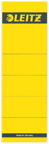 RUGETIKET LEITZ 1642 62X192MM GEEL