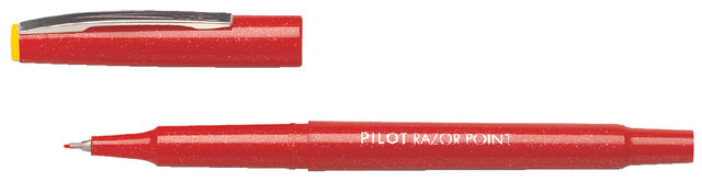 Fineliner PILOT Razor Point SW-10 PP F rood