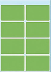 Etiket HERMA 3695 26x40mm groen 40stuks