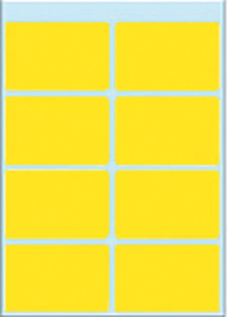 Etiket HERMA 3691 26x40mm geel 40stuks
