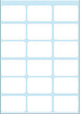 Etiket HERMA 3746 17x26mm wit 126 stuks