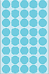 Etiket HERMA 2253 rond 19mm blauw 1280stuks
