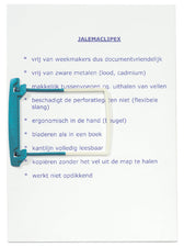 Bundelmechaniek Djois JalemaClipex petrol 100st