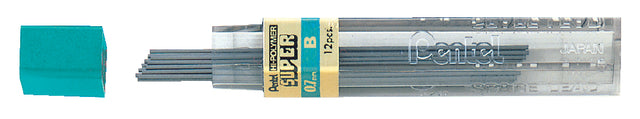 Potloodstift Pentel B 0.7mm 12st zwart