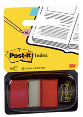 Indextabs Post-it 680 25.4x43.2mm rood - afbeelding 2