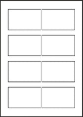 Visitekaart Avery C32015-25 85x54mm mat 200stuks - afbeelding 2