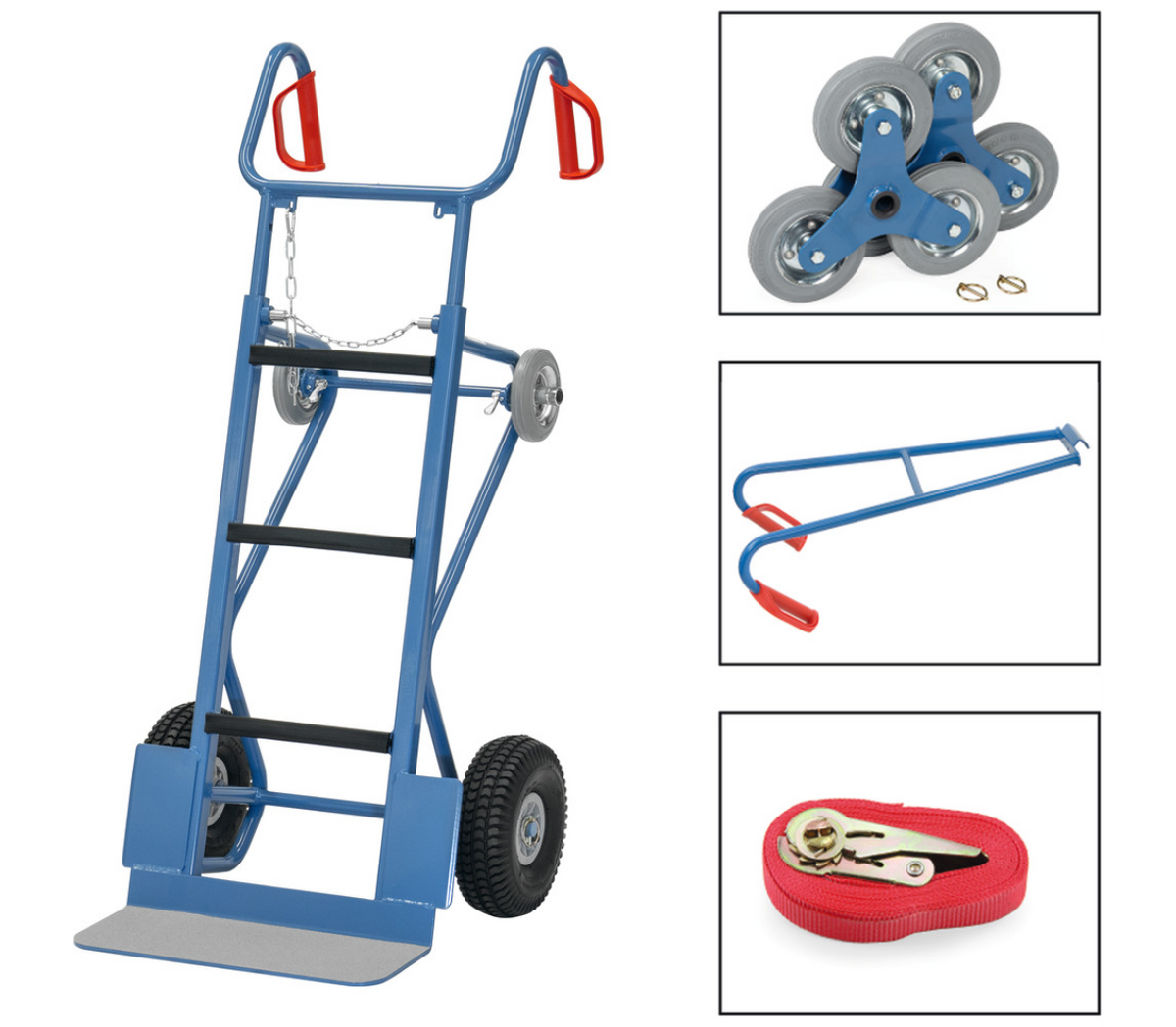 Apparaten steekwagen 11050 - 400 kg - Met verwisselbare wielen