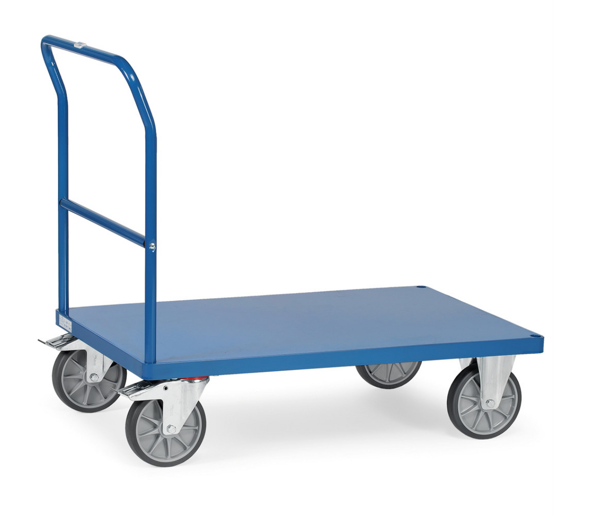 Duwbeugelwagen 2500B - staalplaat platform - Laadvlak 850 x 500 mm