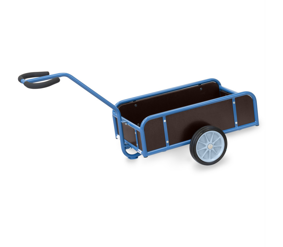 Handtrekwagen 4107V - massief rubber wielen - met watervast wanden 795 x 445 mm