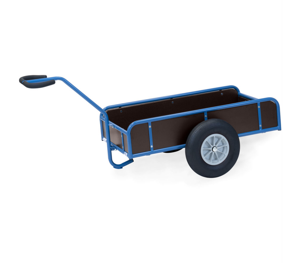 Handtrekwagen 4109P - polyurethaan wielen - met watervast wanden 1.145 x 545 mm