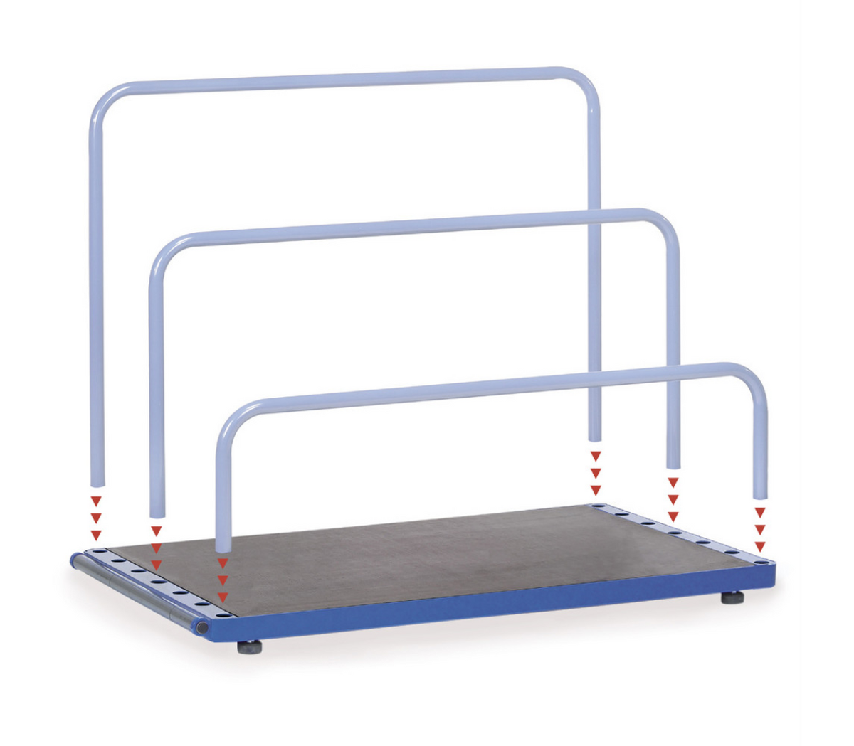 Platenstandaard 4365 - zonder insteekbeugels - Laadvlak 1.600 x 800 mm