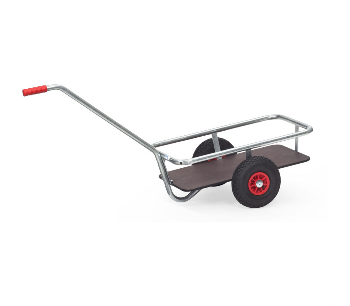 Handtrekwagen 6091L - lucht wielen - met watervast platform 690 x 356 mm