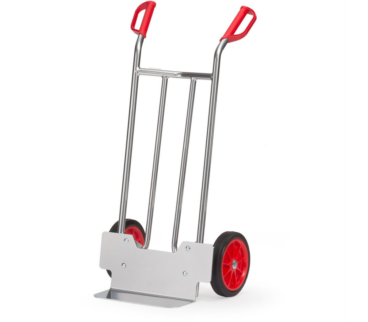 Alu steekwagen A1115V - Massief rubber wielen 260 x 56 mm