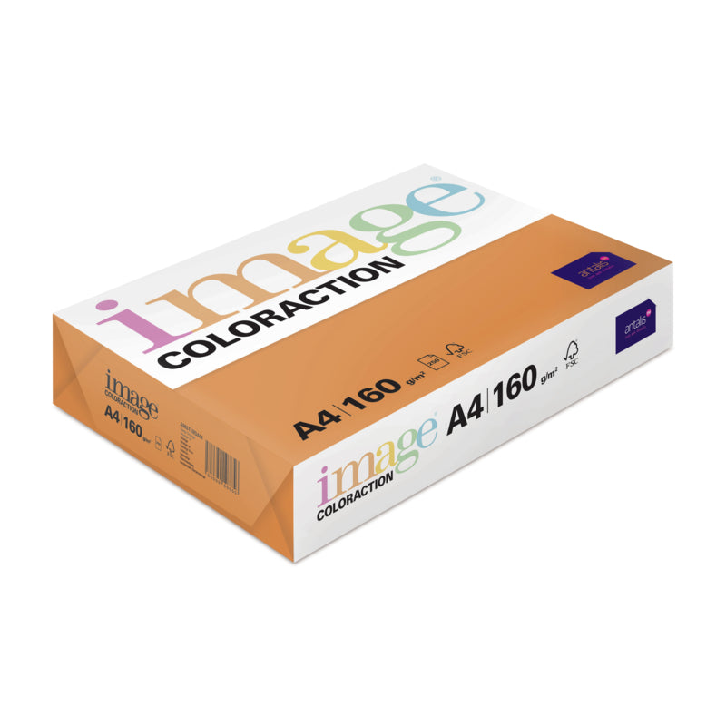 Kantoorpapier Image Coloraction fel oranje 160 g/m² A4 (5 x 250 vellen)