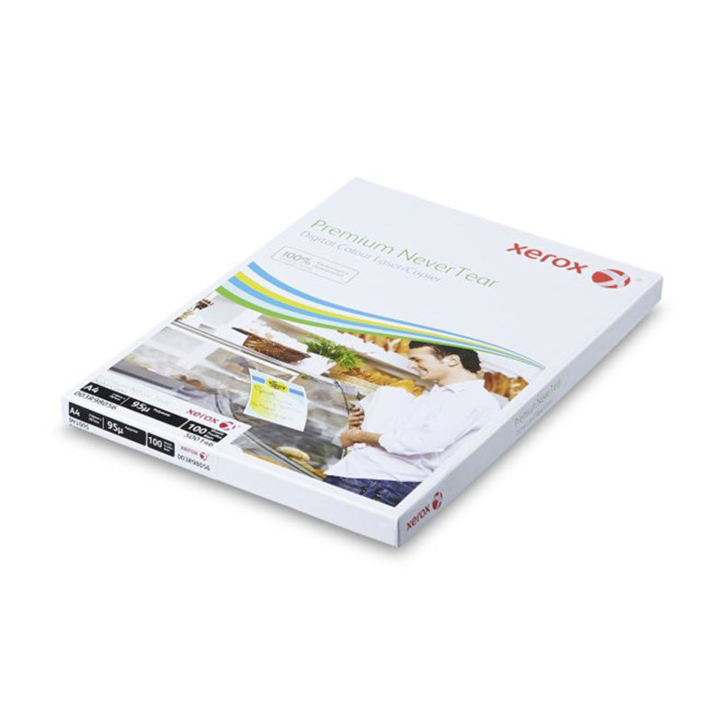 Xerox NeverTear zelfklevende folie transparant glans (permanent)