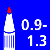 Paintmarker Uni POSCA PC3M F ivoor - afbeelding 10