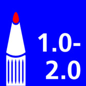 Paintmarker edding 751 oliebasis 1-2mm koper - afbeelding 5