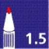 Viltstift Artline 70 rond 1.5mm zwart - afbeelding 5