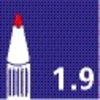 Whiteboardmarker Bic 1711 rond L zwart - afbeelding 5
