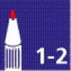 Paintmarker edding 751 oliebasis 1-2mm zwart - afbeelding 4