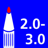 Textielmarker edding 4500 rond 2-3mm zwart - afbeelding 7