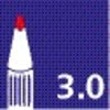 Whiteboardmarker Pentel MWL5M 3mm rood - afbeelding 6