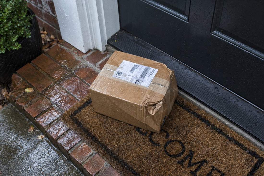Beschadigd pakket bij een webshop