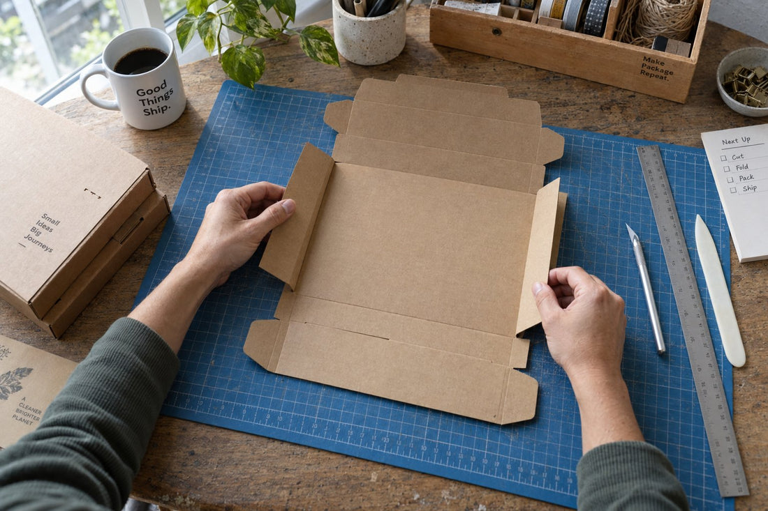Brievenbuspakket zelf maken van karton