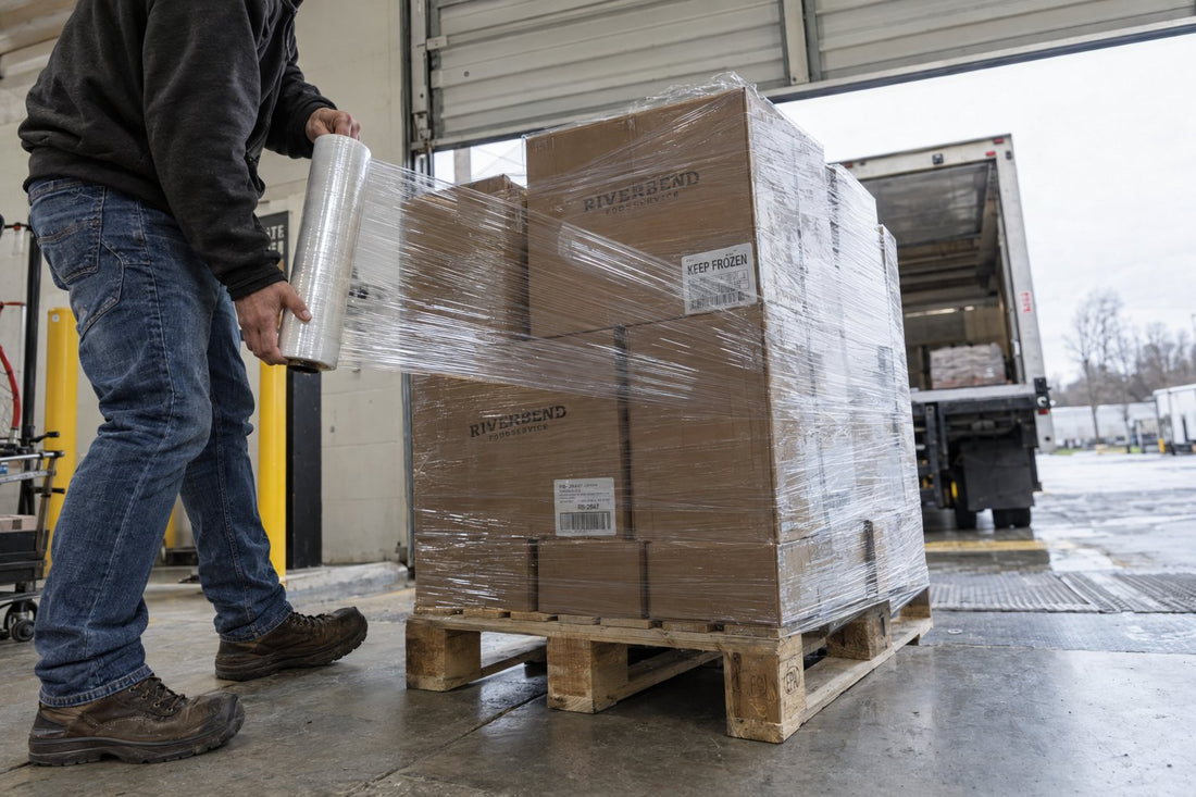 Pallet verpakken en versturen