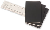Schrift Moleskine 90x140mm blc 240pag zwart 3st - afbeelding 5