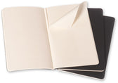 Schrift Moleskine 130x210mm blc 160pag zwart 3st - afbeelding 3