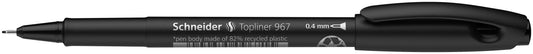 Fineliner Schneider 967 0.4mm zwart