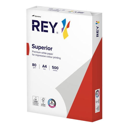 Kopieerpapier Rey Superior A4 80gr wit