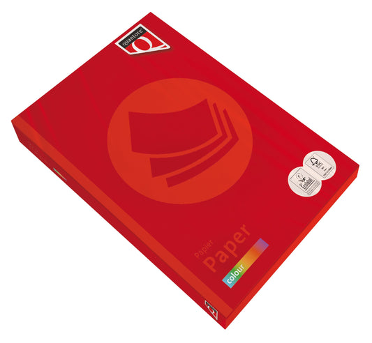 Kopieerpapier Quantore Colour A3 80gr felrood
