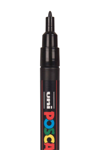 Paintmarker Uni POSCA PC3M F zwart