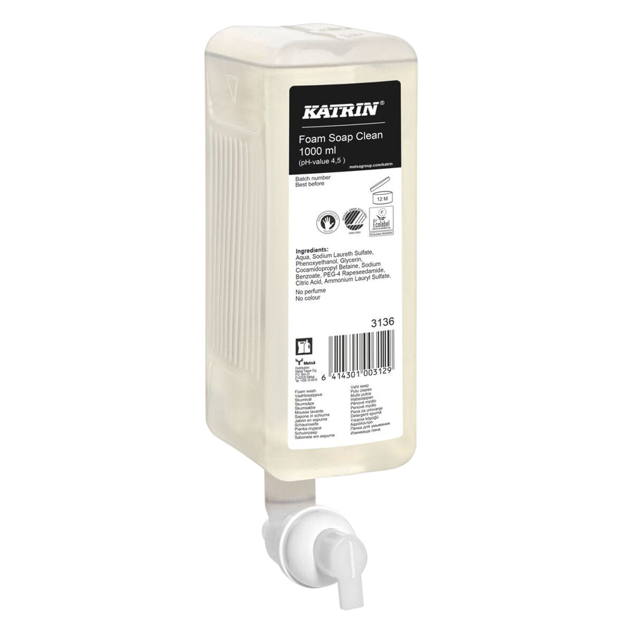 Handzeep Katrin Clean schuim 1000ml