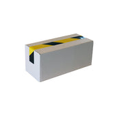 Waarschuwingstape IEZZY 50mmx66m zwart/geel - afbeelding 4